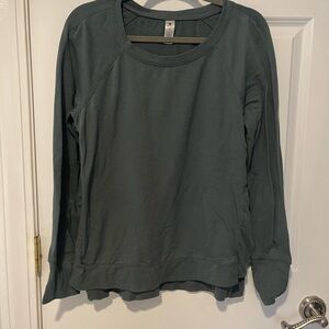 Olive Green Long Sleeve Top